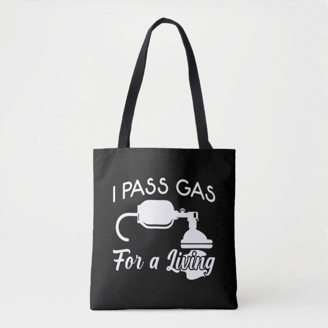 Anesthesiologist Anesthesia Nurse Anesthetists Gas Tote Bag (Front)