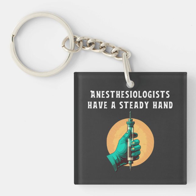 Anesthesiologists have steady hand anesthesiologic key ring (Front)