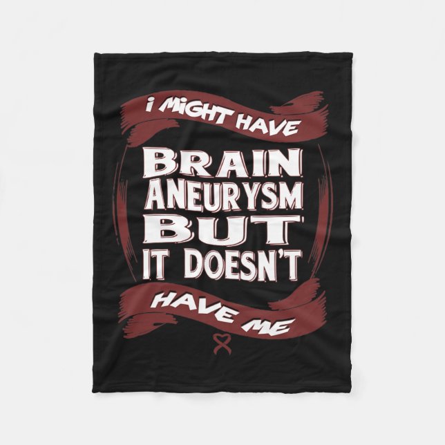 Aneurysm Awareness 4  Fleece Blanket (Front)
