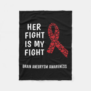 Aneurysm Awareness 5 Fleece Blanket