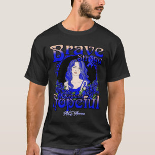 Aneurysm Awareness Brave Strong Grateful Hopeful T-Shirt