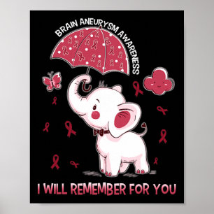Aneurysm Awareness Elephant 1 Poster