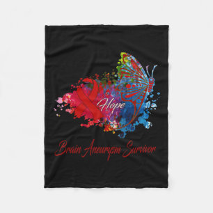Aneurysm Awareness Fleece Blanket