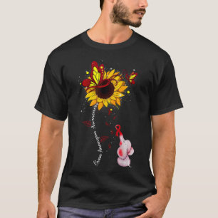 Aneurysm Awareness Sunflower Elephant Men T-Shirt