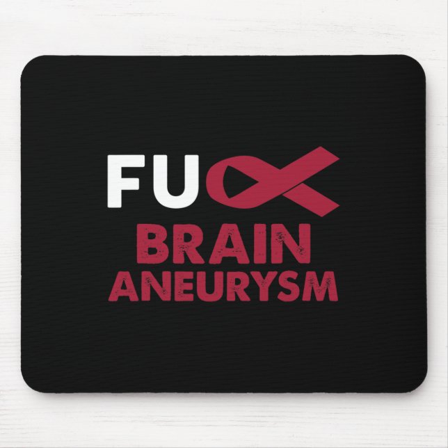 Aneurysm Awareness Support Survivor Gift  Mouse Pad (Front)