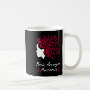 Aneurysm Awareness - Women Butterflies Hair Ribbon Coffee Mug