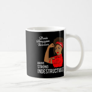 Aneurysm Survivor Indestructible Awareness Gift Coffee Mug