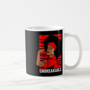 Aneurysm Unbreakable Black Women Awareness Coffee Mug