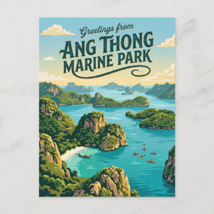 Ang Thong National Marine Park Thailand Postcard