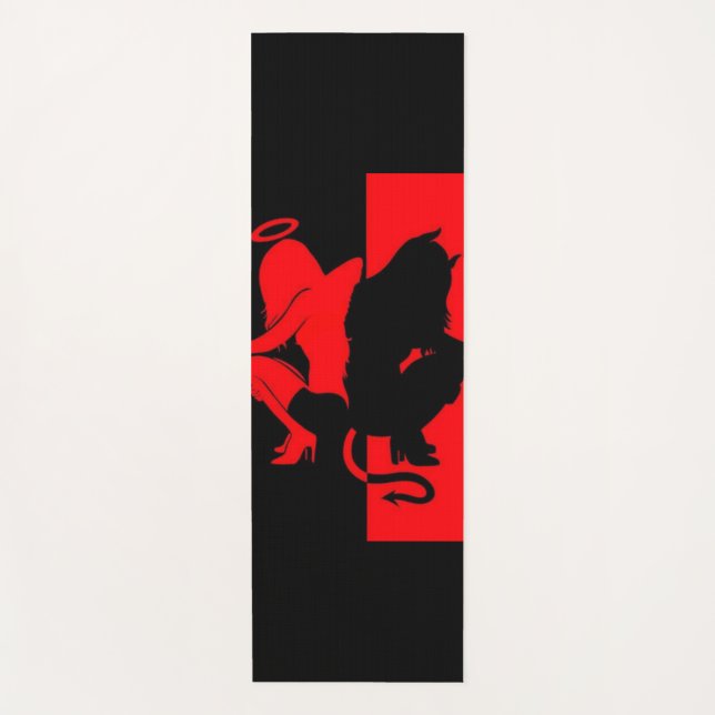 Ange ou demon  yoga mat (Front)