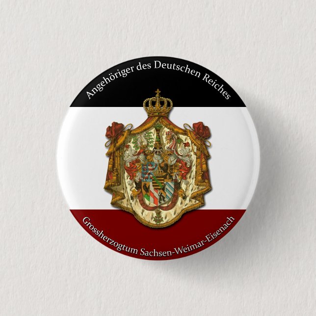 Angehöriger des Deutschen Reiches 3 Cm Round Badge (Front)