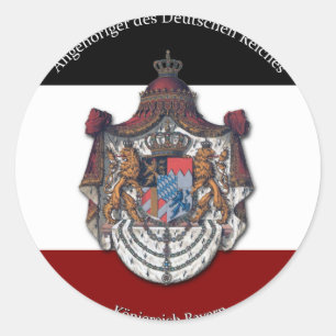 Angehöriger des Deutschen Reiches Classic Round Sticker