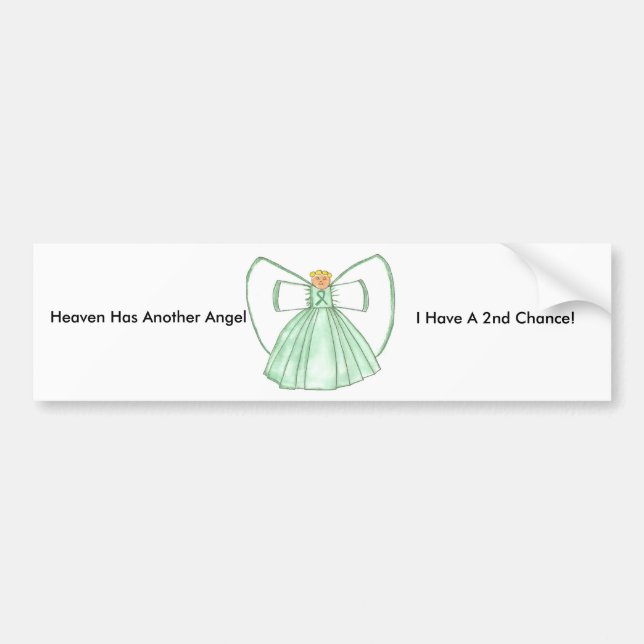 angel1 bumper sticker (Front)