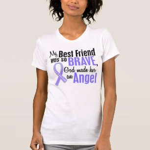 Angel 1 Best Friend (Female) Stomach Cancer T-Shirt