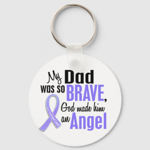 Angel 1 Dad Oesophageal Cancer Key Ring