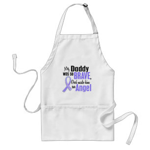 Angel 1 Daddy Stomach Cancer Standard Apron