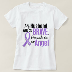 Angel 1 Hodgkins Lymphoma Husband T-Shirt