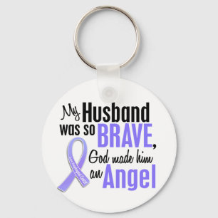 Angel 1 Husband Oesophageal Cancer Key Ring