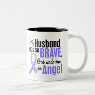 Angel 1 Husband Oesophageal Cancer Two-Tone Coffee Mug