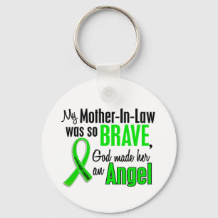 Angel 1 Non-Hodgkins Lymphoma Mother-In-Law Key Ring