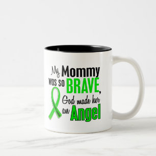 Angel 1 Non-Hodgkin's Lymphoma Mummy Two-Tone Coffee Mug