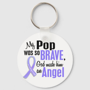 Angel 1 Pop Oesophageal Cancer Key Ring