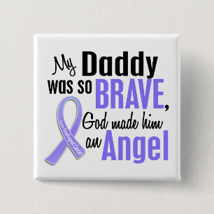 Angel 1Daddy Oesophageal Cancer 15 Cm Square Badge