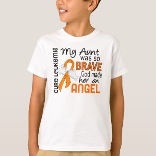 Angel 2 Aunt Leukaemia T-Shirt