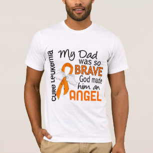Angel 2 Dad Leukaemia T-Shirt