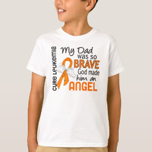 Angel 2 Dad Leukaemia T-Shirt