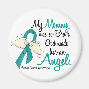 Angel 2 Ovarian Cancer Mummy Magnet