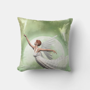 Angel Among Friends Fantasy Pillow
