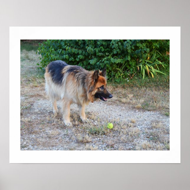 Angel and ball poster (Front)