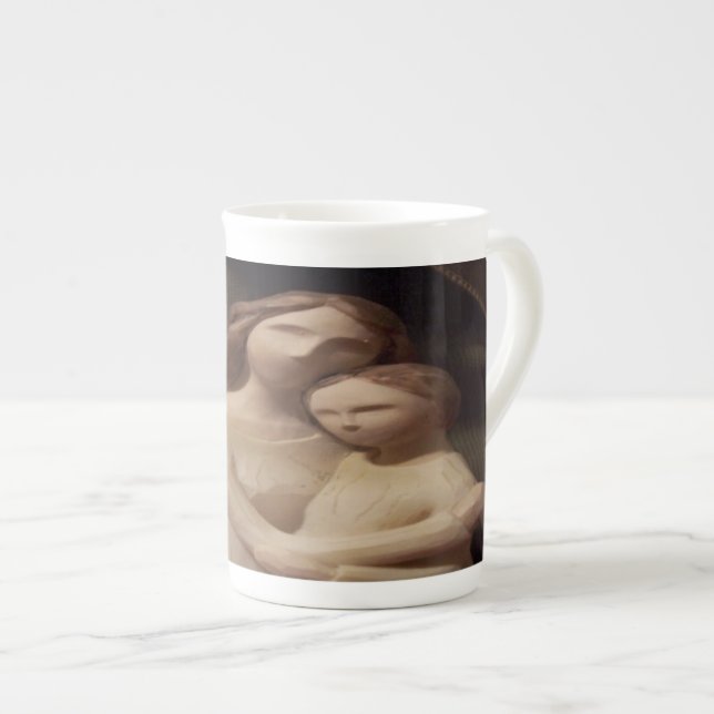 Angel and Child Bone China Mug (Front Right)