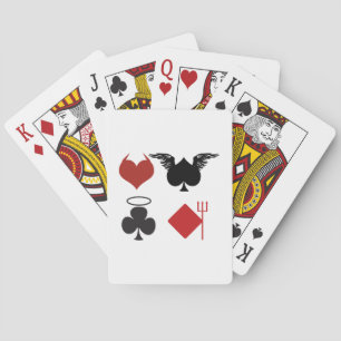 Angel and Devil Card Suits Classic Playing Cards