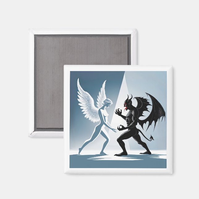 Angel and Devil Magnet (Front/Back)