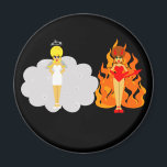 Angel and Devil Magnet<br><div class="desc">Which one are you today?</div>