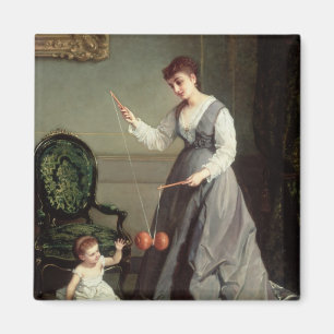 `Angel and Devil' or `Playing Diabolo Magnet