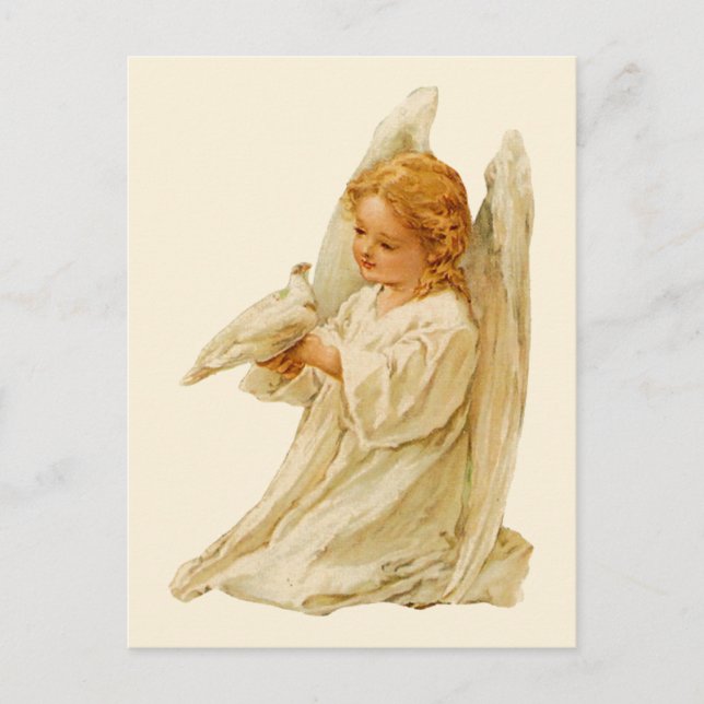 Angel and Dove Postcard (Front)