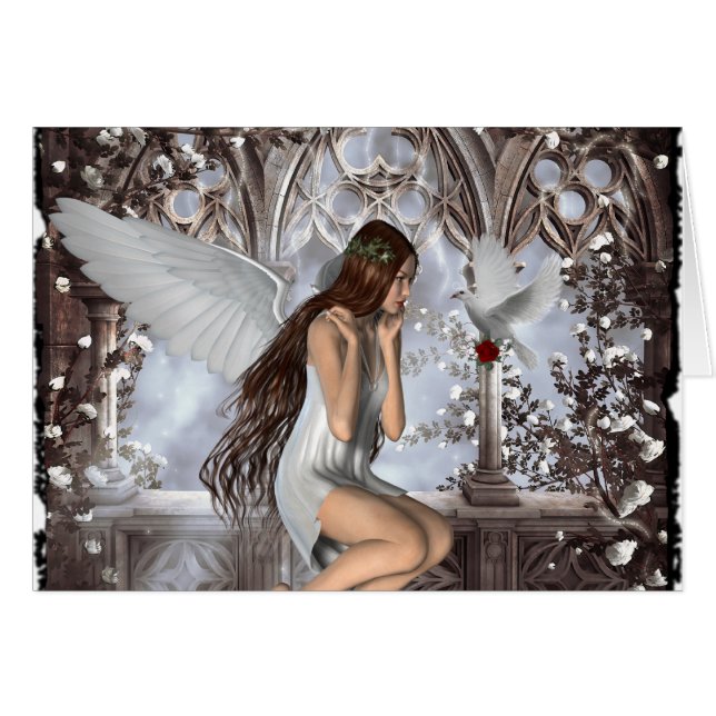Angel and Her Dove (Front Horizontal)