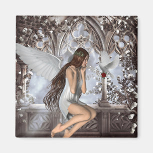 Angel and Her Dove Magnet