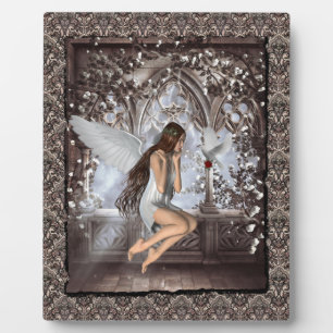 Angel and Her Dove Plaque
