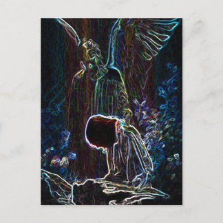 Angel and Jesus Postcard