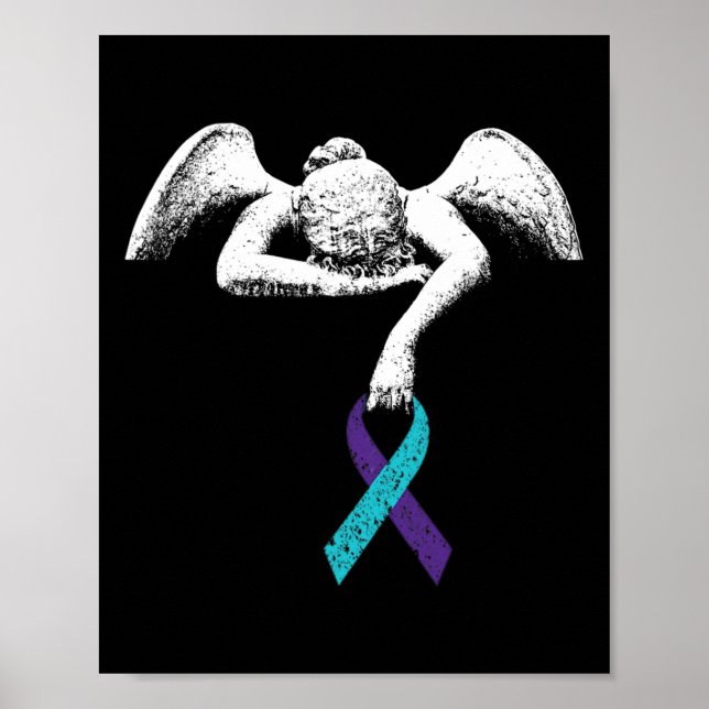 Angel And Suicide Awareness Suicide Prevention Clo Poster (Front)