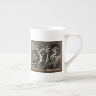 Angel Announcing The Resurrection by Jean Roullet Bone China Mug