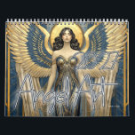 Angel Art 2027 Calendar<br><div class="desc">This charming angels calendar / cherubs calendar / guardian angels calendar (or in German: Engelkalender) is designed in an Art Deco Stil to bring romance, spiritual inspiration, and joy all year round. Each month features adorable angels in blue, gold, black, white, and green tones, radiating warmth, positivity, and a touch...</div>