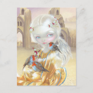 "Angel at Glastonbury Abbey" Postcard