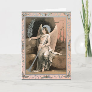 Angel At The Tomb Holiday Card