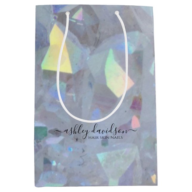 Angel Aura Quartz Crystal Medium Gift Bag (Front)