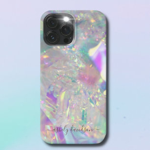 Angel Aura Quartz Modern Glam iPhone Case